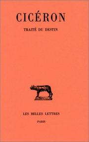 Traité du destin by Cicero