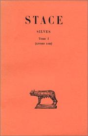 Cover of: Les Silves, tome 1 : Livres I - III