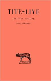 Cover of: Histoire romaine, tome 32  by Titus Livius