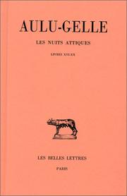 Cover of: Nuits attiques t.4 l16-20 by Aulu-Gelle