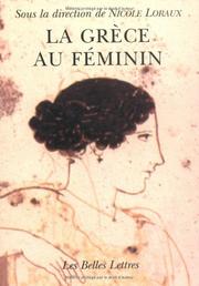 Cover of: Grece au feminin by Nicole Loraux