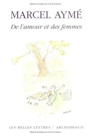 Cover of: De l'amour et des femmes