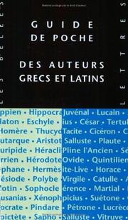Cover of: Guide des auteurs grecs et latins