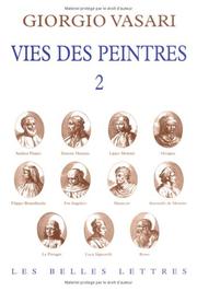 Cover of: Vies des peintres, numéro 2 by Giorgio Vasari