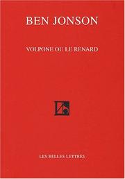 Cover of: Volpone ou le renard