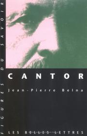 Cover of: Cantor by Jean-Pierre Belna