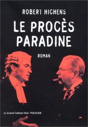 Cover of: Le Procès Paradine by Robert Hichens, Joseph Kessel