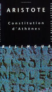 Cover of: Constitution d'athenes (cp2)