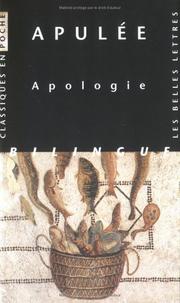 Cover of: Apologie/cp45 by Apulee