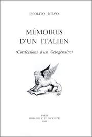 Cover of: Mémoires d'un Italien. Confessions d'un octogénaire