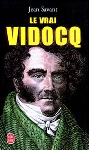 Cover of: Le vrai Vidocq by Jean Savant