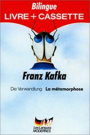 Cover of: La Métamorphose by Franz Kafka