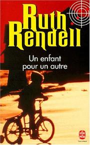 Cover of: Un enfant pour un autre by Ruth Rendell