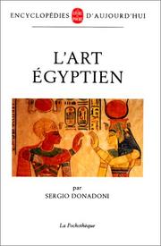 Cover of: L'art égyptien by Sergio Donadoni