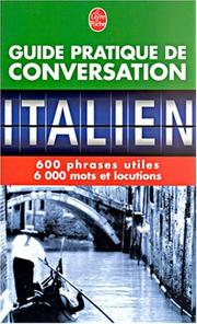 Cover of: Guide pratique de conversation en Italien