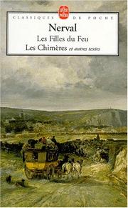 Cover of: Les filles du feu by Gérard de Nerval, Michel Brix