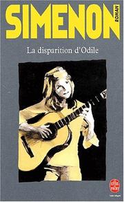 Cover of: La Disparition D'Odile by Georges Simenon