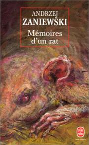 Cover of: Mémoires d'un rat by A. Zaniewski
