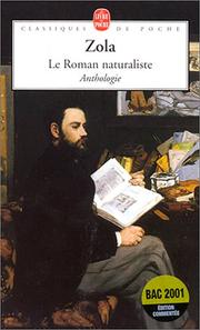 Cover of: Le Roman naturaliste by Émile Zola, Henri Mitterand