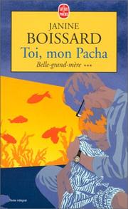 Cover of: Toi mon pacha