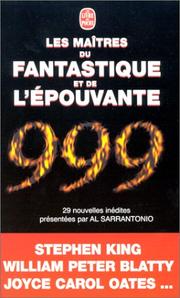 Cover of: 999, le livre du millénaire des maîtres du fantastique by 