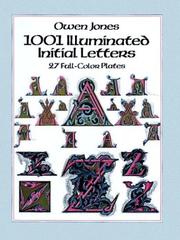 Cover of: 1001 illuminated initial letters by Owen Jones