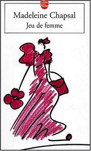 Cover of: Jeu de femmes