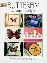 Cover of: Butterfly charted designs by from the archives of the Lindberg Press.