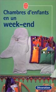 Cover of: Chambres d'enfants en un week-end