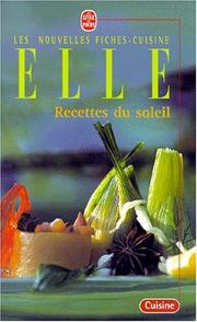 Cover of: Recettes du soleil by Elle Magazine