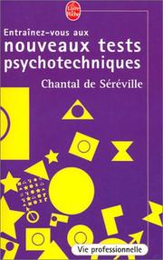 Cover of: Entraînez-vous aux nouveaux tests psychotechniques