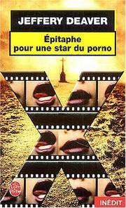 Cover of: Epitaphe pour une star du porno