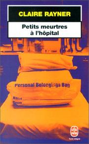 Cover of: Petits meurtres à l'hôpital