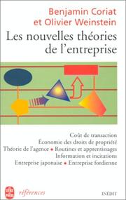 Cover of: Les nouvelles théories de l'entreprise