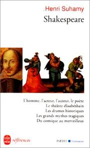 Cover of: Shakespeare by Henri Suhamy