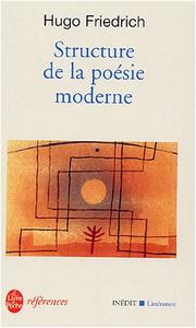 Cover of: Structure de la poésie moderne