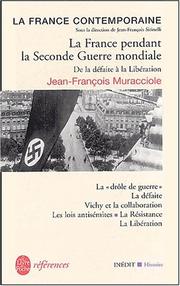 La France pendant la Seconde Guerre mondiale by Jean-François Muracciole