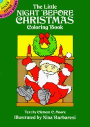 Cover of: The Little Night Before Christmas Coloring Book