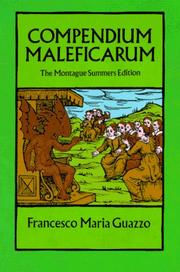 Compendium maleficarum by Francesco Maria Guazzo
