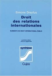 Cover of: Le droit des relations internationales