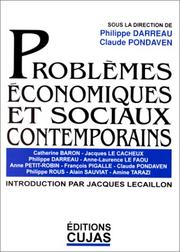 Cover of: Problèmes économiques et sociaux contemporains