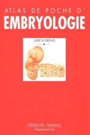 Cover of: Atlas de poche d'embryologie by Ulrich Drews