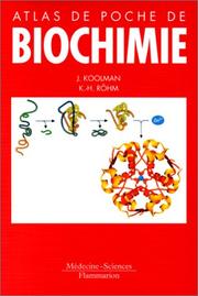 Cover of: Atlas de poche de biochimie
