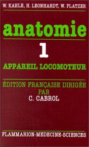 Cover of: Anatomie by Werner Kahle, Werner Platzer, Christian Cabrol