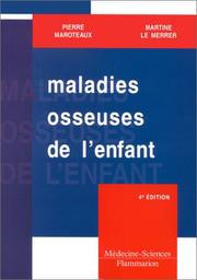 Cover of: Maladies osseuses de l'enfant