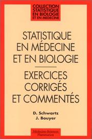 Cover of: Statistique en médecine et en biologie by Schwartz/Bouyer