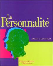 Cover of: La personnalité by Susan C. Cloninger