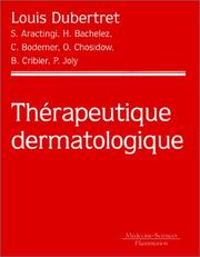Cover of: Thérapeutique dermatologique