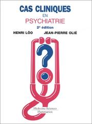 Cover of: Cas cliniques en psychiatrie