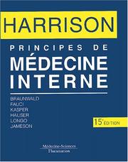 Cover of: Principes de médecine interne by Harrison.